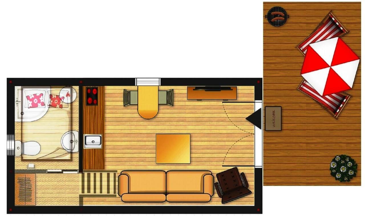 Apartament Tiny House Olivia Liptovský Hrádok Zewnętrze zdjęcie